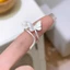 Nhẫn thiết kế độc đáo hình bướm, phong cách Trung Quốc mới, xu hướng quốc gia, nhẫn nữ thời trang ngọt ngào, độc đáo, màu vàng bạc