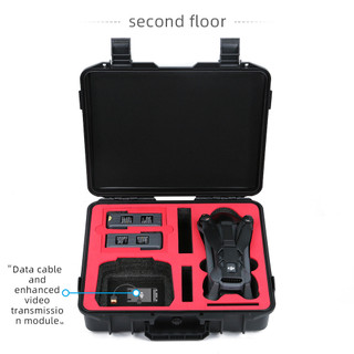 Dành Cho Mavic 4 Pro Hộp Chống Cháy Nổ Vali Mavic 4pro Với Màn Hình Điều Khiển Từ Xa RC2 Hộp Bảo Quản Để Sạc Butler Drone Phụ Kiện Túi Bảo Quản