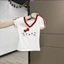Mỹ Retro Spice Girls Hai Sọc Tích Cực Vai Áo Thun Nữ Mùa Hè 2025 Hoạt Hình Mới Áo Ngắn [BL]
