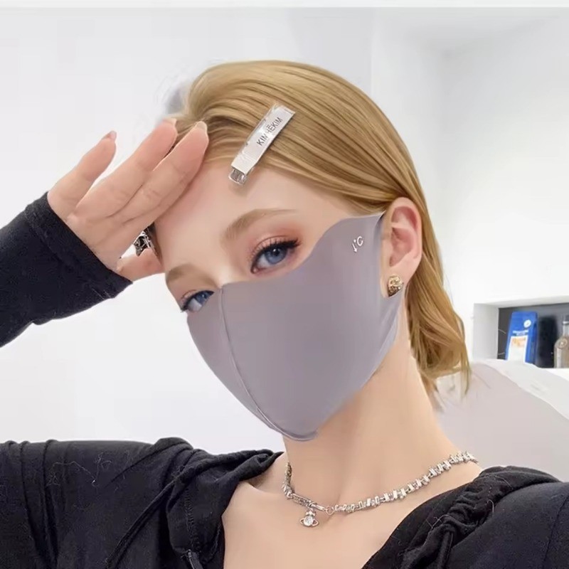 [GuuDuu] Mặt nạ lụa băng đi xe đạp - Mặt nạ Gini thoáng khí có thể điều chỉnh Unisex - Mặt nạ chống nắng chống tia cực tím - Mặt nạ thể thao chạy bộ Bandana - Mặt nạ