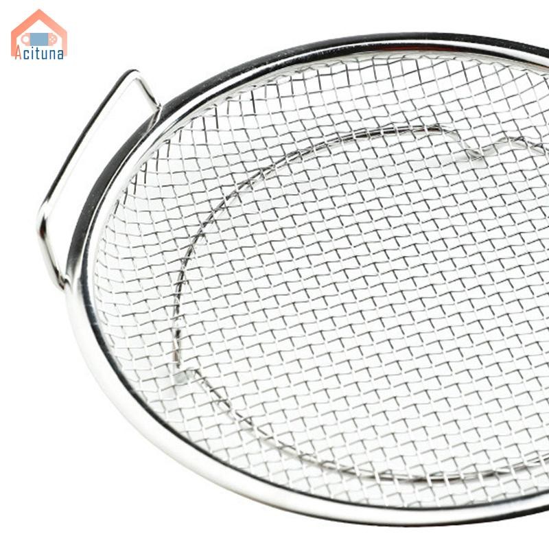Fryer Lọc Dầu Chiên Chiên Giỏ Chiên Thép Không Gỉ Khay Sifting Đĩa BBQ