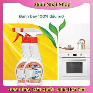 Tẩy dầu mỡ,tẩy nhà bếp, tẩy hút mùi, bếp gas, bếp từ, đáy xoong, đáy chảo LAFUM