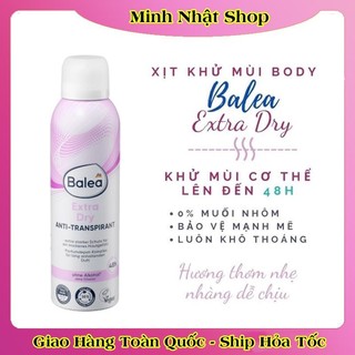 [CÓ CHE TÊN] Bộ Kem khử mùi hôi nách Balea Deocreme, xịt khử mùi nách, lăn khử mùi Balea Đức - Date mới Đủ Bill