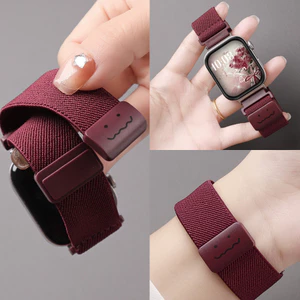 Dây đeo nylon họa tiết graffiti dễ thương cho Huawei Watch Fit 4/5 Pro/Fit 3/Fit 2/Fit SE, khóa từ tính, dây mềm