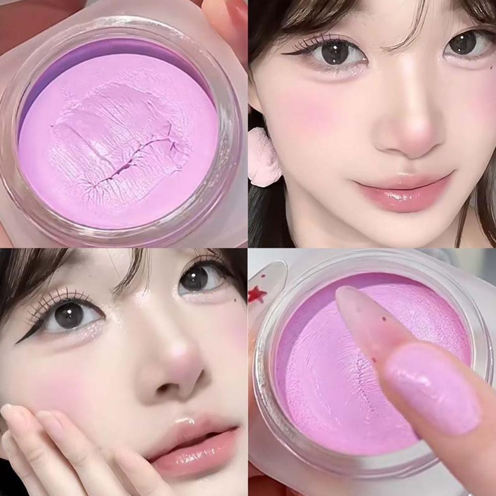 LEARNEVER Herorange Dreamy Blush Cream Tím Hồng Cam Mờ Lâu Dài Blush Blush Face Makeup M0j4