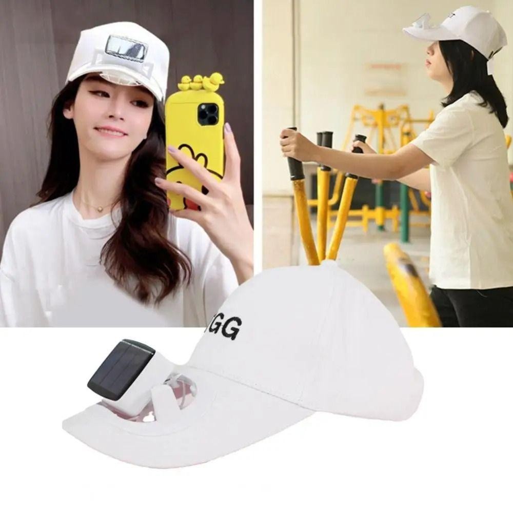 Mũ bóng chày Hobbyin tích hợp quạt sạc USB, sunhat chống nắng cho cả nam và nữ