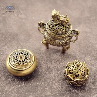 ELBBKG Túi Đồng Sen Jiuding Hương Rỗng Lư Hương Đốt Hương Mới
