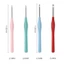LAKAM 1 / 4 Bộ kim đục lỗ thêu, Khâu đính Bút thêu ma thuật thủ công DIY, 2.5 / 3 / 3.5 / 5.0mm Đầu Poking Dụng cụ chữ thập Bút thêu kim đục lỗ có thể điều chỉnh
