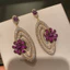 Handmade Tinh Tế Sang Trọng Zircon Tua Rua Bông Tai Thanh Lịch Bán Buôn