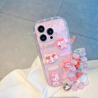 Ốp điện thoại 3D giai điệu hợp thời trang Cinnamoroll Kuromi Tương thích cho iPhone 13 12 11 Pro Max 12 11 Pro 12 Mini 7 8 6 6s Plus XS Max XR X SE 2020
