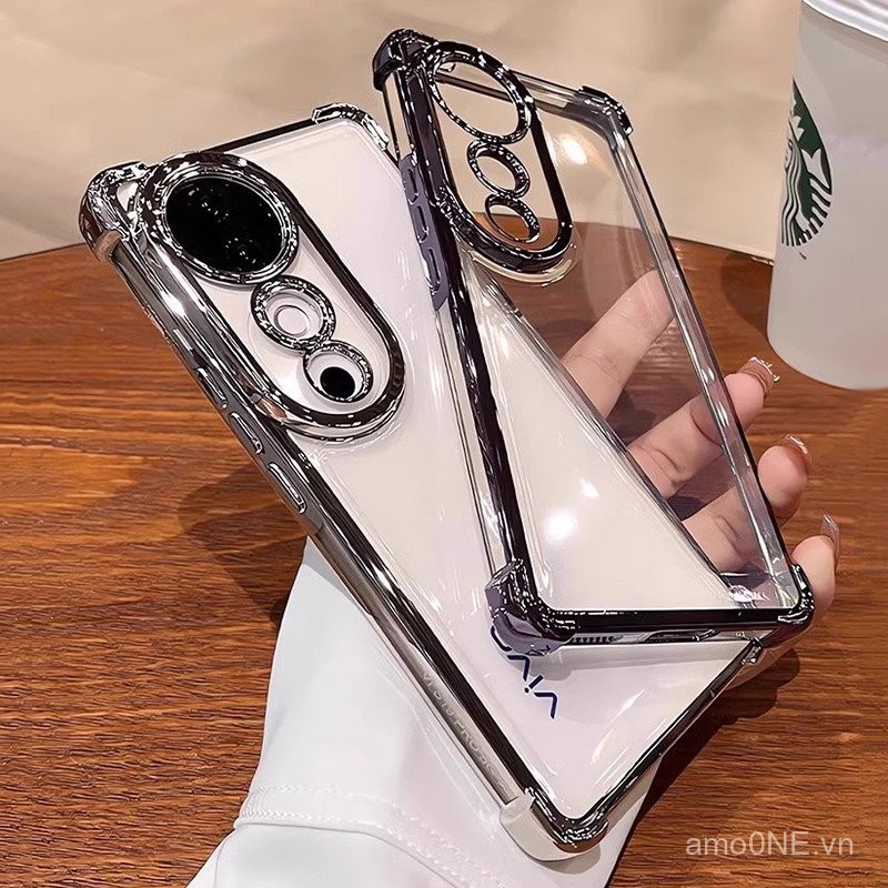 Ốp lưng Vivo V50 V40 Lite V30 V29 V27 V25 V23 Pro V23E V25E V27E V29E, ốp điện thoại trong suốt, bảo vệ camera, túi khí, chống sốc, silicone mềm