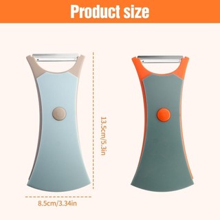 Dụng cụ gọt vỏ trái cây 2 trong 1 Máy gọt vỏ rau củ đa chức năng có lưỡi thép Carbon cho nhà bếp Cà rốt khoai tây Apple Sử dụng thép không gỉ phù hợp dùng cho gia đình căn hộ văn phòng và không gian nhỏ
