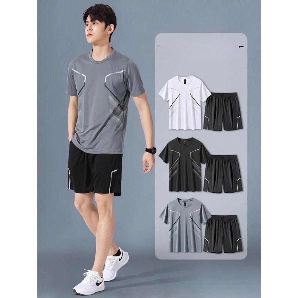 Bộ Đồ, Set Quần Áo thể Thao Nam Nữ, Sport Tập Thể Dục Chạy Bộ Tập Gym, Không Bai Nhão, Bền, Mát Mẻ, Co Dãn 4 chiều