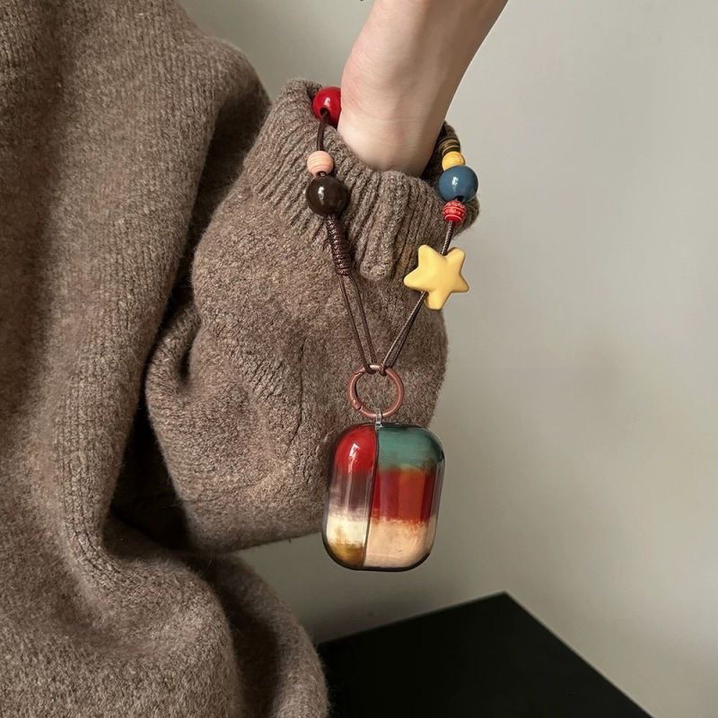 Hộp đựng tai nghe retro phối màu, không dây Bluetooth AirPods Pro