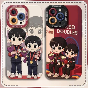 Ốp điện thoại Champion Shatou cho iPhone16 / 15 / 14 / 13 / MINI / 12 / 11 / Pro MAX / X / XS / XR / 7 / 8 / 6 Vỏ bảo vệ toàn diện bằng silicon lỏng chống sốc và chống rơi