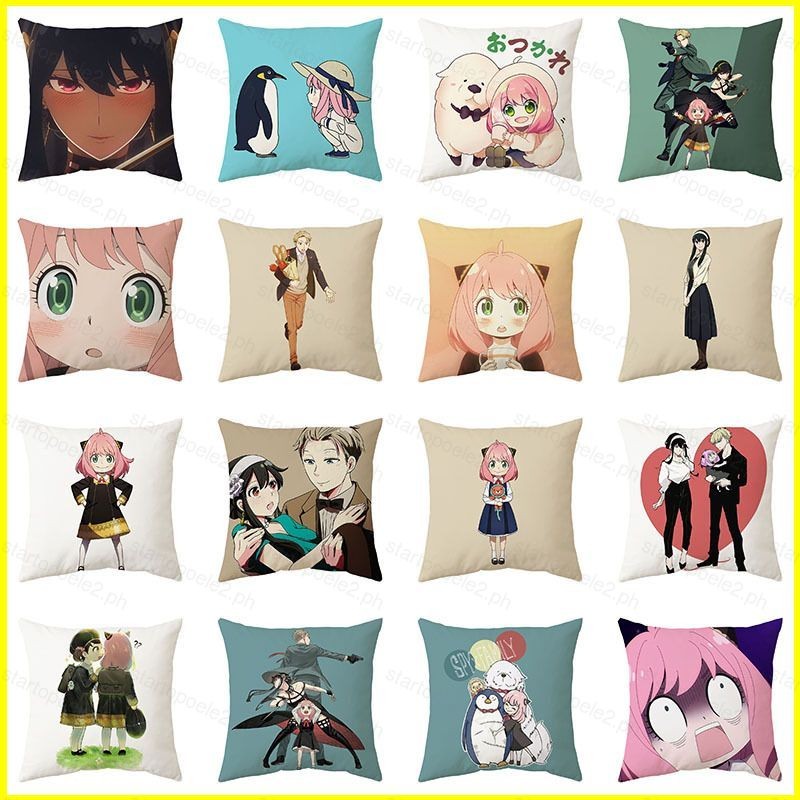 ST2 Anime SPY x FAMILY Ném Gối Lid Forger Yor Briar Anya Họa Tiết Gối Sofa Đệm Búp Bê Quà Tặng Cho Trẻ Em TS2