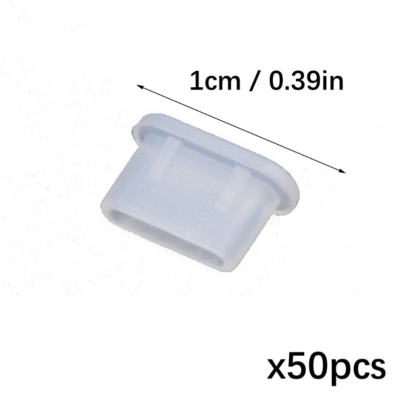 [CH] Vỏ bảo vệ cổng sạc Type-C Phích cắm bụi silicon USB C Vỏ chống bụi loại C Mũ chống bụi cho điện thoại di động Ta