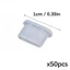 Vỏ bảo vệ cổng sạc Type-C Phích cắm bụi silicon USB C Vỏ chống bụi loại C Mũ chống bụi cho điện thoại di động Ta