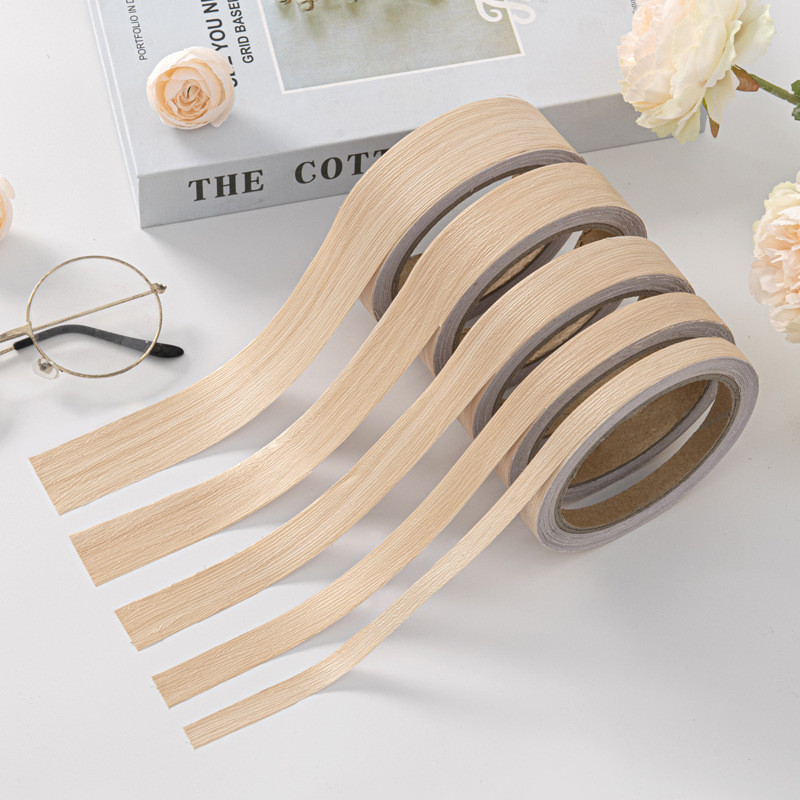 Cửa Đẹp Cạnh Trắng Miếng Dán Hạt Gỗ Cạnh Dải Chống Thấm Nước Chống Ẩm Xấu Xí Sửa Chữa Tường Nội Thất Cạnh Trang Trí Miếng Dán