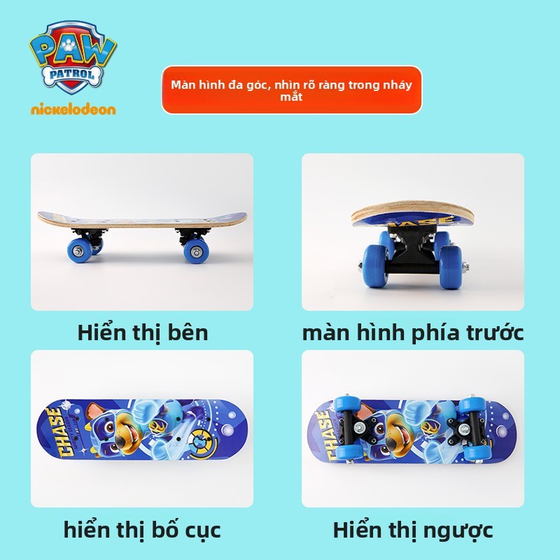 deck skateboard，Tạo kiểu hoạt hình Ván trượt trẻ em gỗ phong ép 7 lớp dài 64cm ván trượt thể thao hình siêu nhân công chúa cho bé trai và bé gái