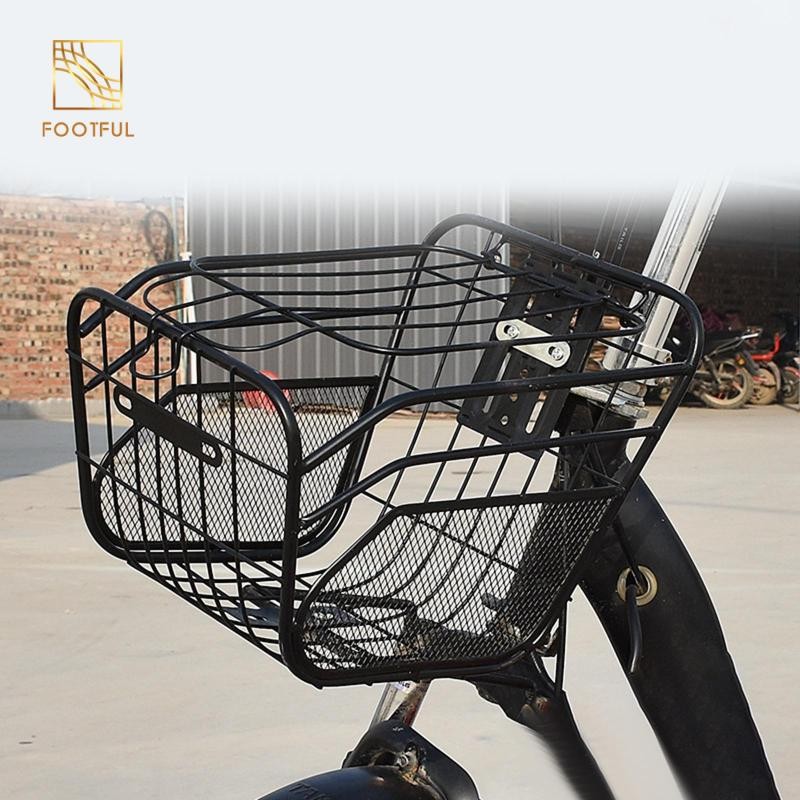 Giỏ kim loại xe đạp điện đa năng, điện chống nước có thể tháo rời bền bỉ