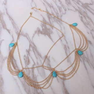 Phụ Nữ Bohemian Đầu Dây Chuyền Mũ Tua Rua Dây Xích Tóc Ấn Độ Đầu Trước Mũ Phụ Kiện Tóc Cho Cô Dâu Và Bé Gái