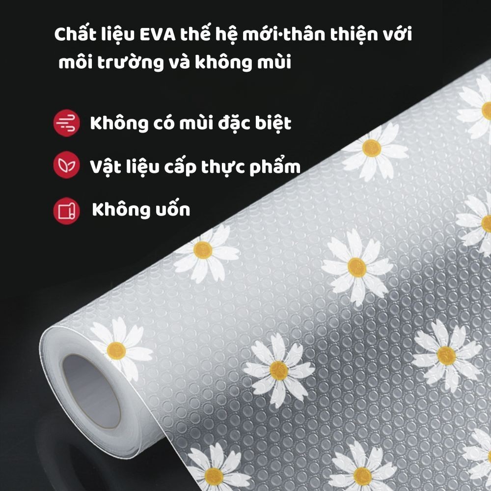 Tấm lót tủ giày, tủ bếp chất liệu EVA dày dặn chống bám bẩn, Tấm lót ngăn kéo chống thấm nước