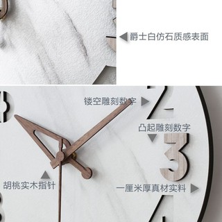Bắc Âu Không Đục Lỗ Đồng Hồ Tắt Tiếng Treo Tường Đồng Hồ Treo Tường Phòng Ngủ Phòng Khách Đồng Hồ Trang Trí Thời Trang Đồng Hồ Treo Tường Sáng Tạo Độc Đáo