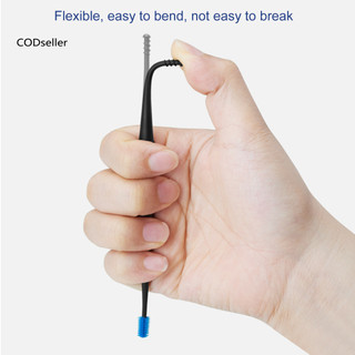 CODS Ear Pick Smooth Spiral Head Dụng cụ chăm sóc thìa làm sạch tai bằng silicon nhẹ cho trẻ em