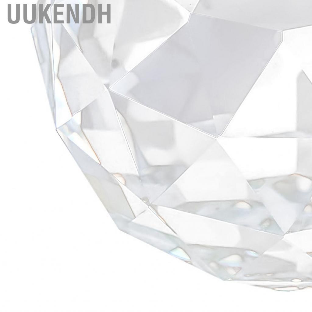 Uukendh Uukendh-vn Clear Cry Crystal Glass Ball 60/80mm mờ mặt hình cầu hình cầu hình cầu Suncatcher Trang trí khách sạn Trang trí phần cứng phần cứng (60mm/2.36in)