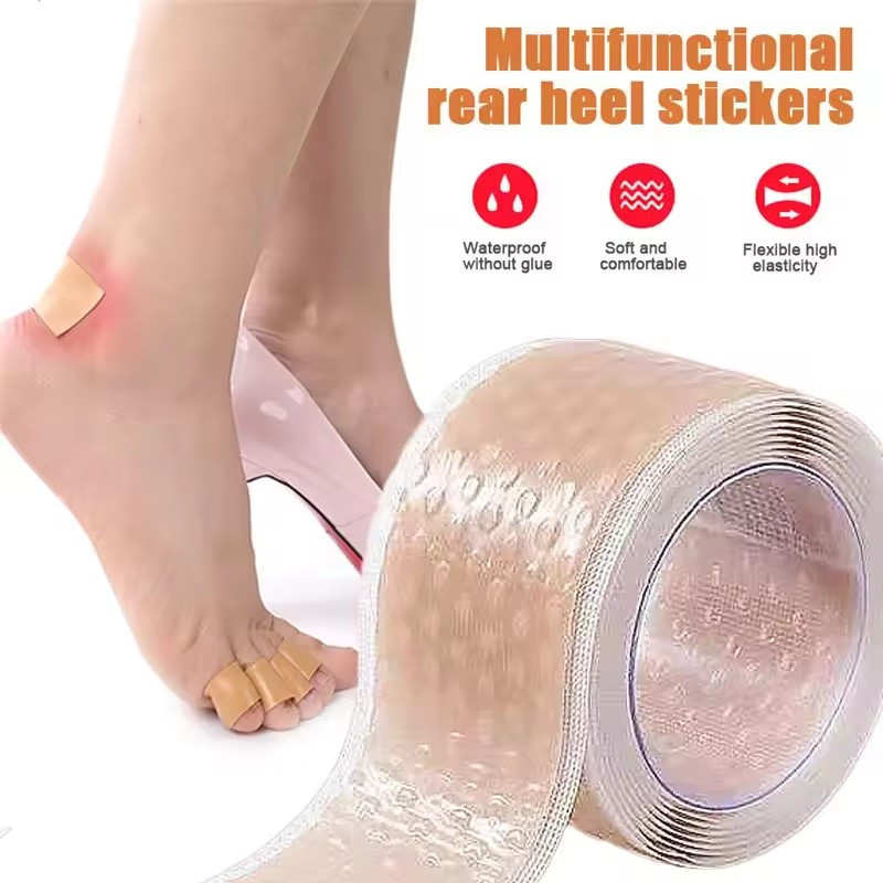 Băng chống sương mù Gel Bionic Skin-Tone | Dải y tế chống nước 2cm x 100cm để bảo vệ vết chai, cắt sẵn 20 miếng dán mỗi cuộn (Gói 1 / 3 / 5)