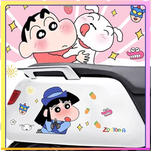 Nhãn dán Crayon Shin-chan chống nước cho xe máy, xe hơi, tường, tủ lạnh J0NN