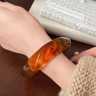 Vòng tay nhựa không đều niche đơn giản retro cá tính thời trang độc đáo trang sức tay bán buôn nữ