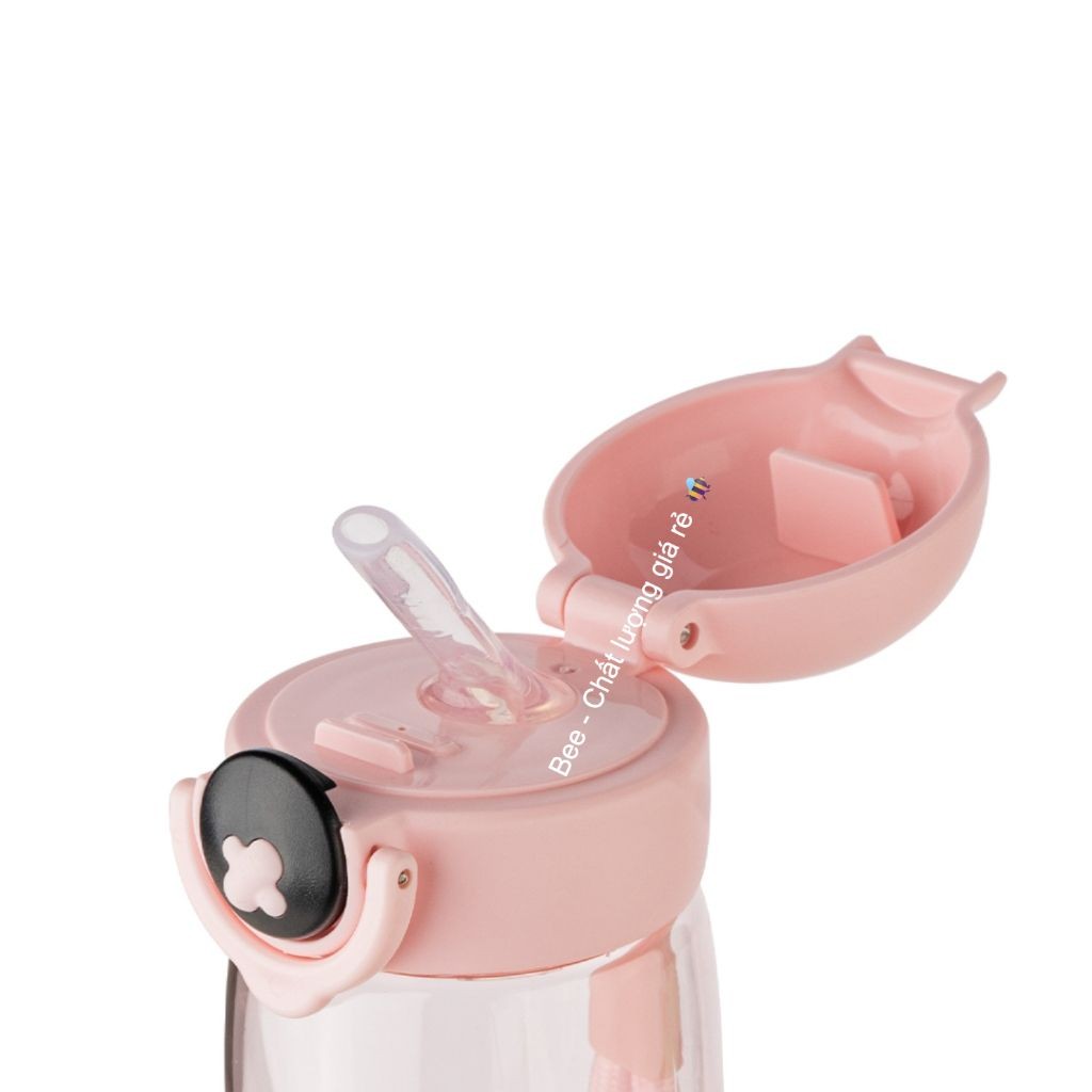 Bình nước trẻ em Panda 480ml, Bình đựng nước đi học, du lịch, thể thao chính hãng VIỆT NHẬT (mã 0080)