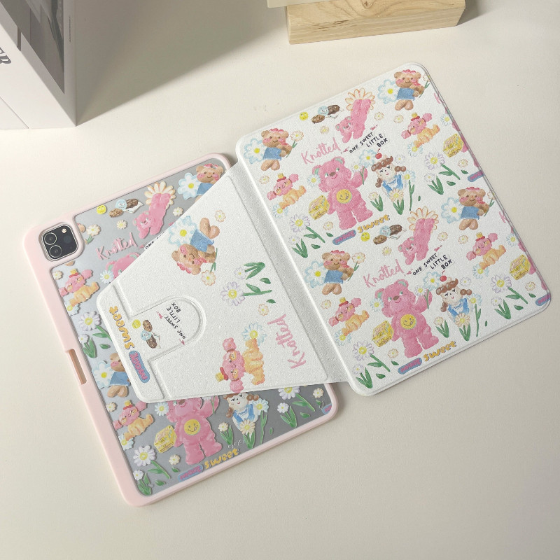 Ốp bảo vệ cho Samsung Galaxy Tab S6 lite 2024 A9 + S9 FE + S10ULTRA Tab A7 lite 8.7inch S10 FE + S7 + / S8 + / S7FE Vỏ máy tính bảng xoay 360 độ