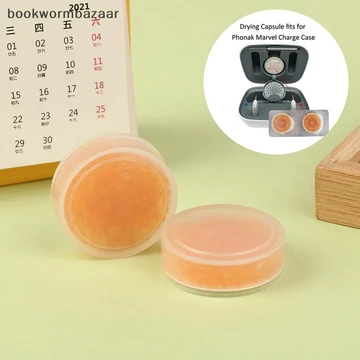 [bookwormbazaar] 2 Viên sấy máy trợ thính Máy hút ẩm Máy trợ thính Viên sấy khô Phụ kiện máy trợ thính [vn]