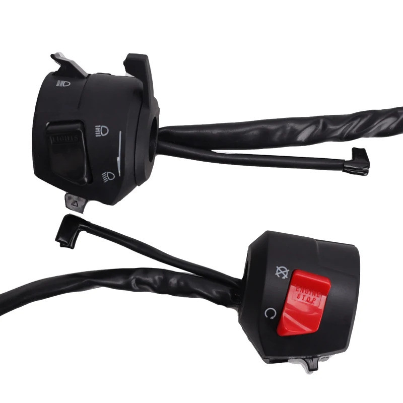 1 Chiếc 8 Inch Đa Năng Xe Máy Tay Cầm Thanh Công Tắc Có Choke Sừng Bật Tín Hiệu Đèn Pha Khởi Động Điện Tay Cầm Điều Khiển Công Tắc