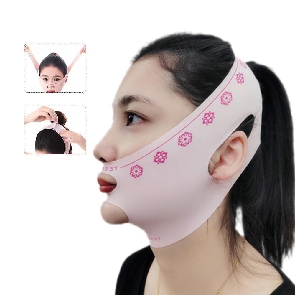 Mặt nạ nâng cơ tạo hình Soug V cho ngày và đêm Dụng cụ chăm sóc da O7y1