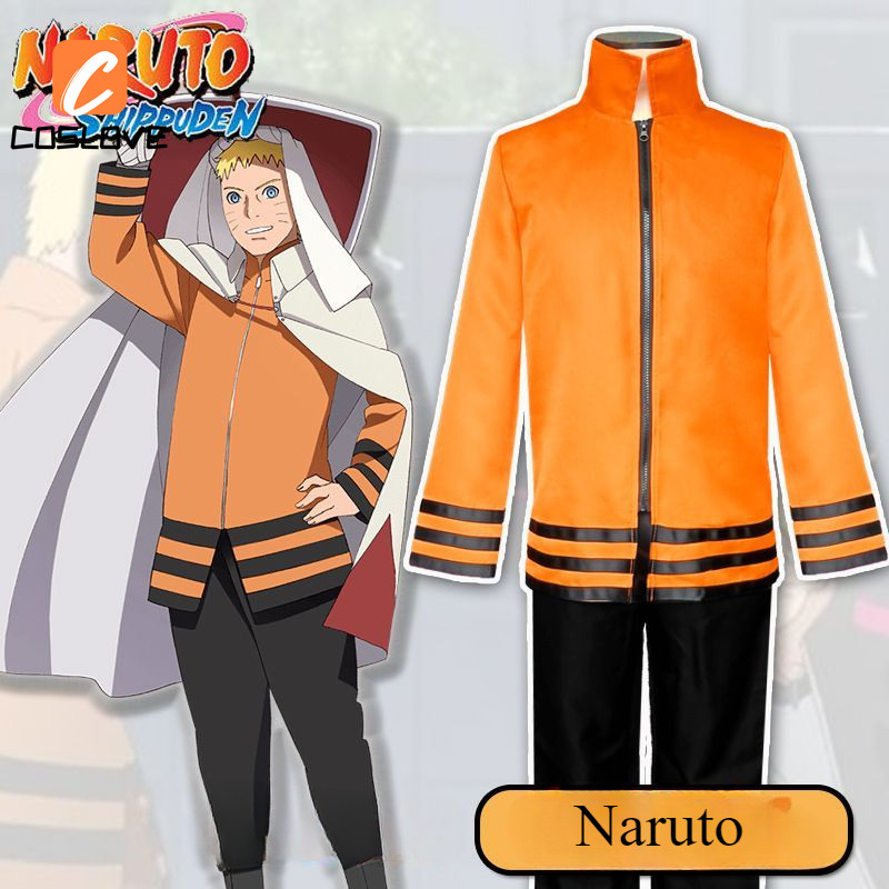 Anime NARUTO Boruto Cosplay Quần Áo Vàng Top Trang Phục Dành Cho Người Lớn Ninja Cosplay Đồng Phục Tiệc Halloween Biểu Diễn Sân Khấu
