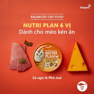 Pate nutri plan nguyên thịt không độn cho mèo 160g nhập khẩu Hàn Quốc hàng chính hãng