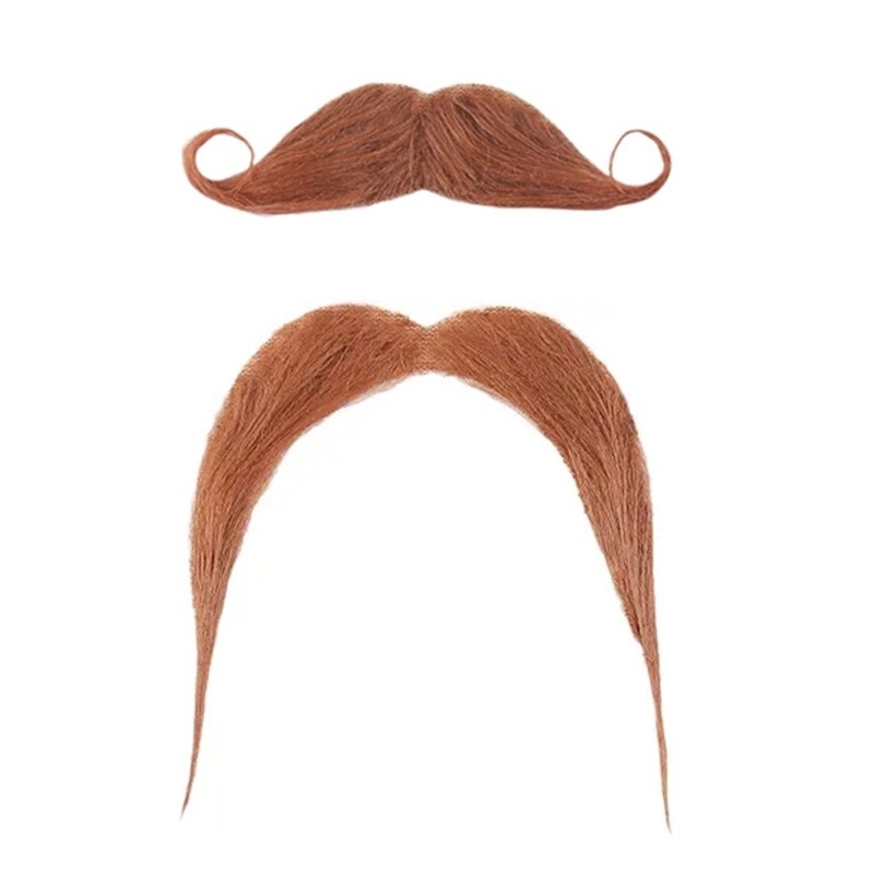 Vua 2 Chiếc ria mép giả, râu giả dính trang phục cosplay Halloween