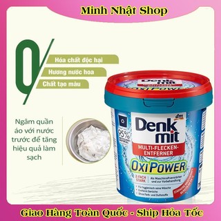Bột tẩy trắng quần áo Domol, Denkmit Oxi Power WEISS 750g -Hàng nội địa Đức