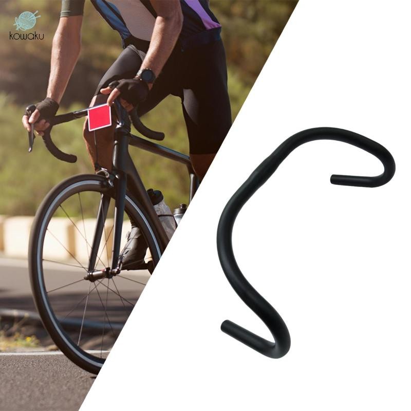 40cm Xe Đạp Đường Bộ Tay Lái Thanh Thả Hợp Kim Nhôm Lắp Ráp Đơn Giản Chắc Chắn 25.4 Mm Kẹp Đường Kính Đa Năng Phụ Kiện