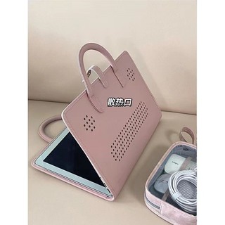 PU Di Động Laptop Bảo Vệ 180 Độ Mở Rộng Tản Nhiệt Chống Sốc Túi Xách Máy Tính Thích Hợp Cho 47cm / 50cm