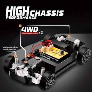 FANGHUI RC Drift Car, Y914 Y915 Vỏ Kim Loại Xe Điều Khiển Từ Xa, 4WD Pin Sạc Mini Đua Xe Mô Hình Đồ Chơi Quà Tặng Sinh Nhật