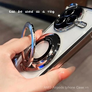 [Ốp bảo vệ chống rơi bốn góc] cho Redmi K80 K70 K70E K60 K60E K50 K40 K40S Pro, ốp điện thoại siêu mềm mạ điện với giá đỡ từ tính