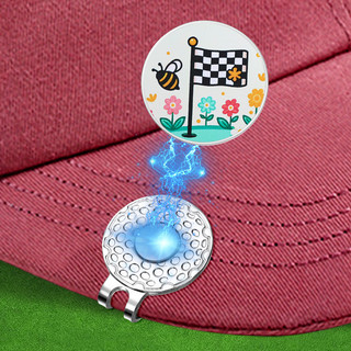 Hoa Dễ Thương Ong Cờ Men Mũ Golf Kẹp Sáng Tạo Ngộ nghĩnh Kim Loại Mũ Bóng Chày Pin Quà Tặng Cho Bạn Bè