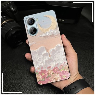 Phim Hoạt Hình Bền Đẹp Ốp lưng ZTE Libero 5G IV / Nubia Ivy Chống Bụi Bẩn TPU Túi Điện Thoại Chống Thấm Nước Bọc Toàn Bộ Chống Sốc Graffiti Hoa Tranh Sơn Dầu Mặt Sau Chống Va Đập Dễ Thương