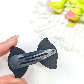 Kẹp tóc hoạt hình hình nơ bằng đá rhinestone Séc nhập khẩu, kim cương lấp lánh tinh xảo, kẹp tóc mái bên 7DKL