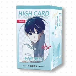 Alien Stage Blind Box Card Thẻ hộp mù giai đoạn ngoài hành tinh 24 gói mỗi hộp, Thẻ Anime sưu tập hai mặt (8,5 × 5,4 cm)